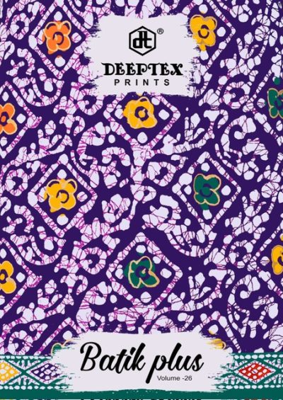 DEEPTEX PRINTS BATIK PLUS VOL 26 COTTON DRESS MATERIAL