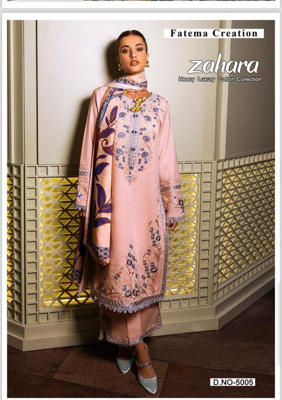 FATEMA CREATION ZAHARA VOL 5 LAWN KARACHI SUITS