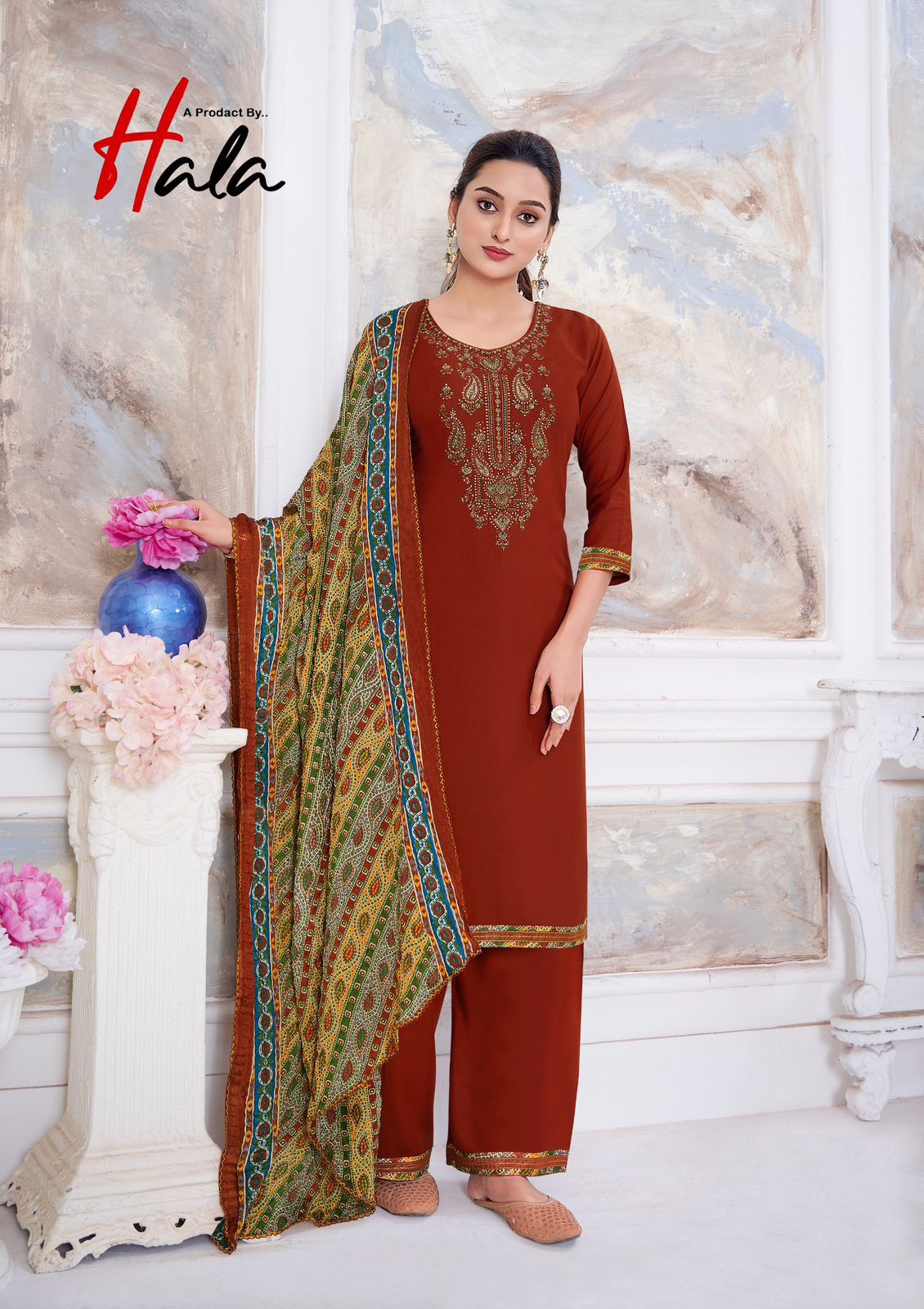 HALA NIGAAR VOL 1 REYON SUITS WHOLESALE