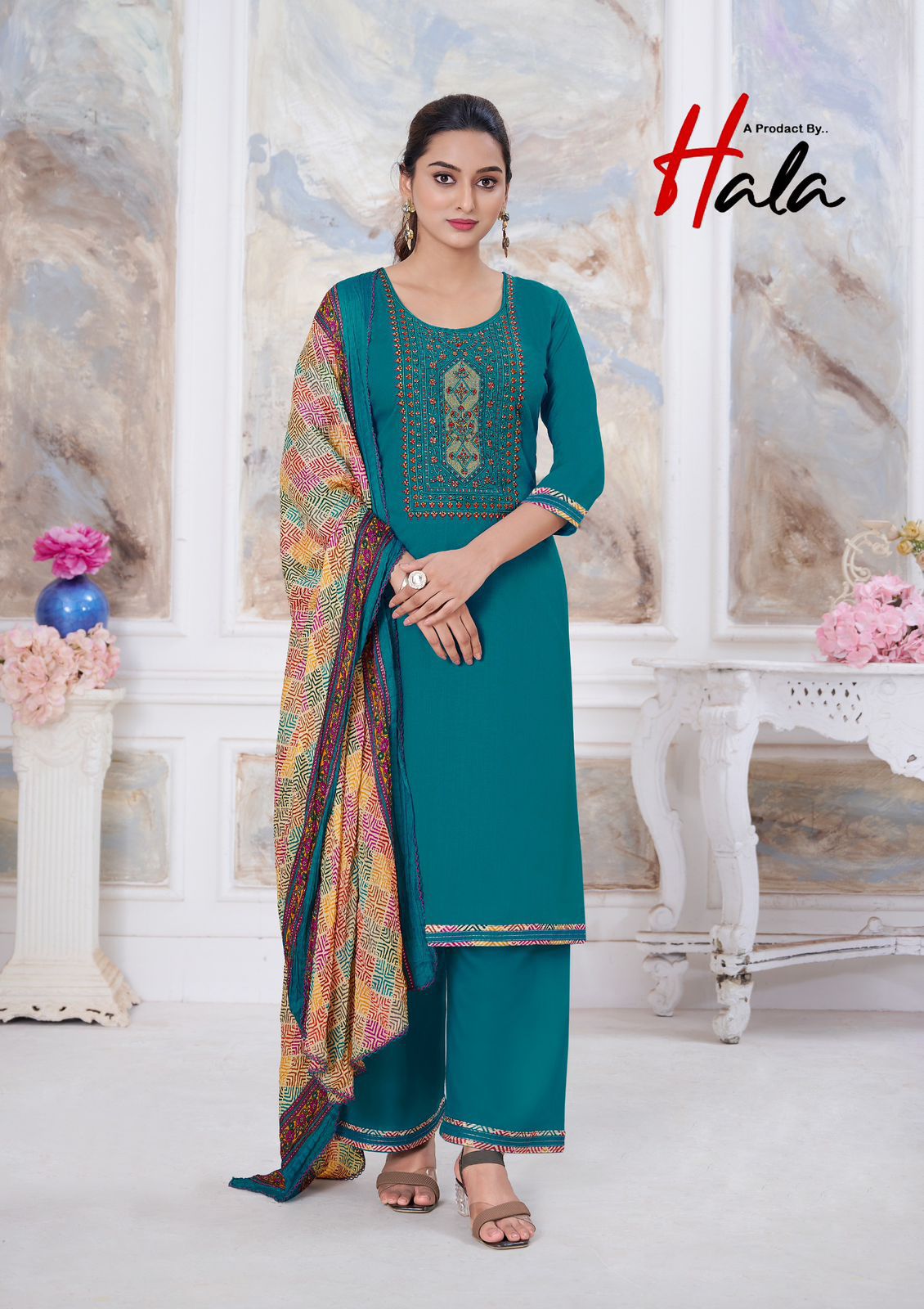 HALA NIGAAR VOL 1 REYON SUITS WHOLESALE