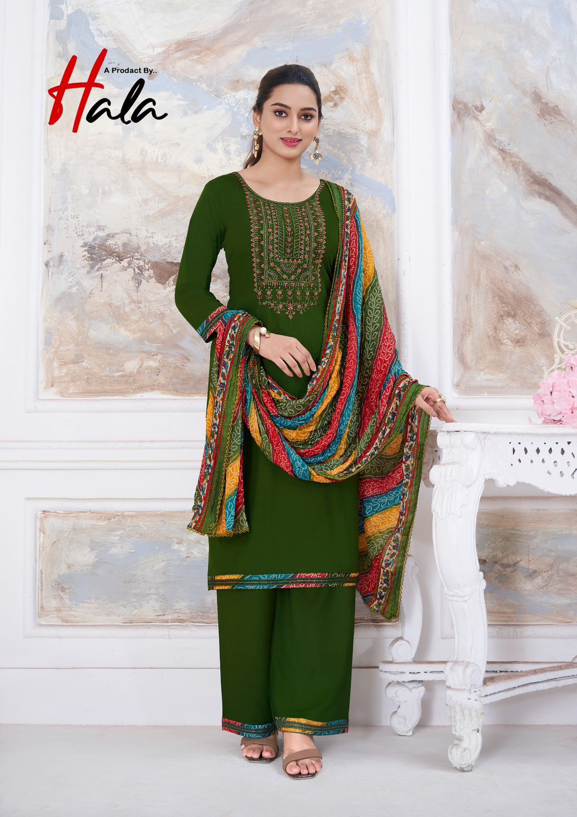 HALA NIGAAR VOL 1 REYON SUITS WHOLESALE