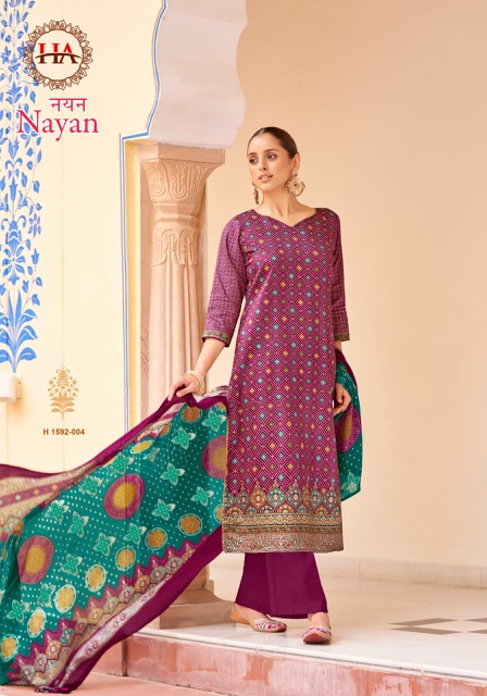 HARSHIT FASHION NAYAN SALWAR SUITS WHOLESALE