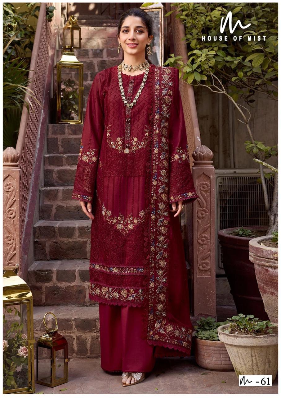 HOUSE OF MIST GHAZAL VOL 7 PURE LAWN SUITS