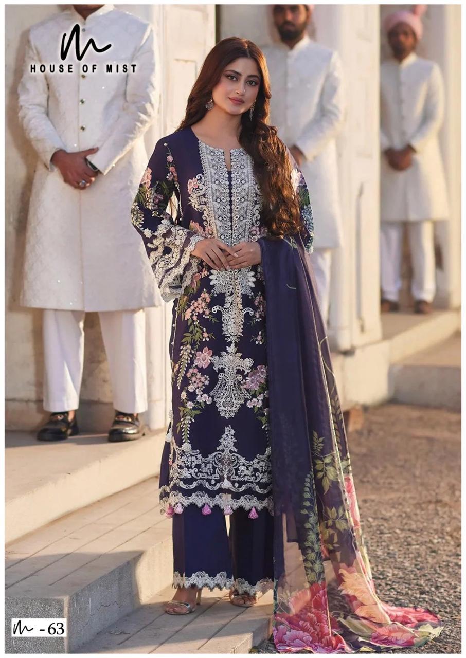 HOUSE OF MIST GHAZAL VOL 7 PURE LAWN SUITS