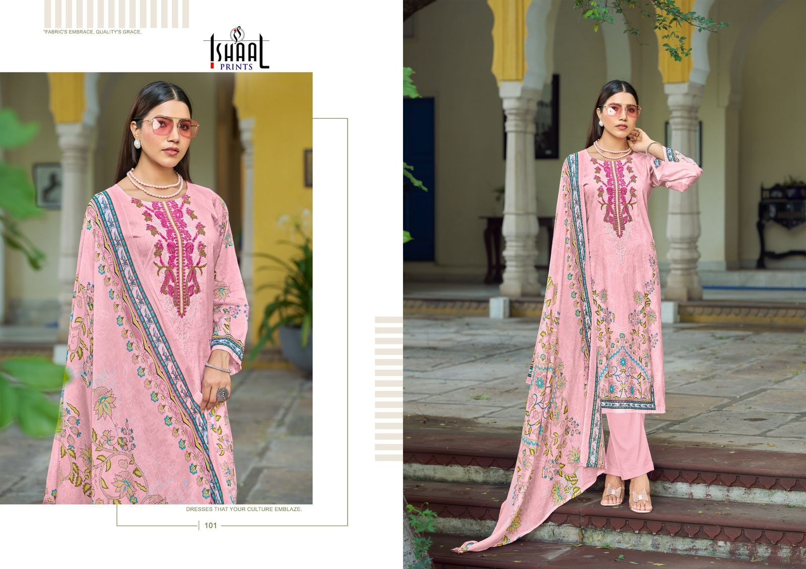 ISHAAL PRINTS MARIA VOL 1 PURE LAWN SUITS