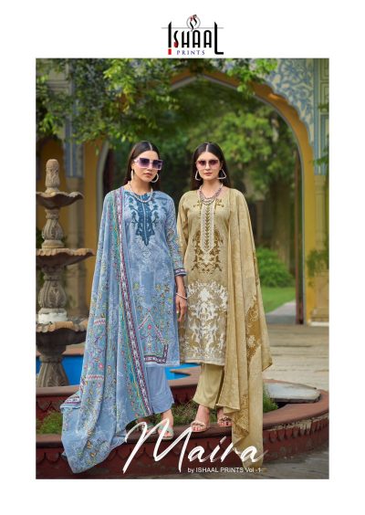 ISHAAL PRINTS MARIA VOL 1 PURE LAWN SUITS