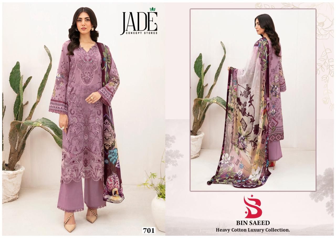 JADE BIN SAEED VOL 7 PURE LAWN SUITS