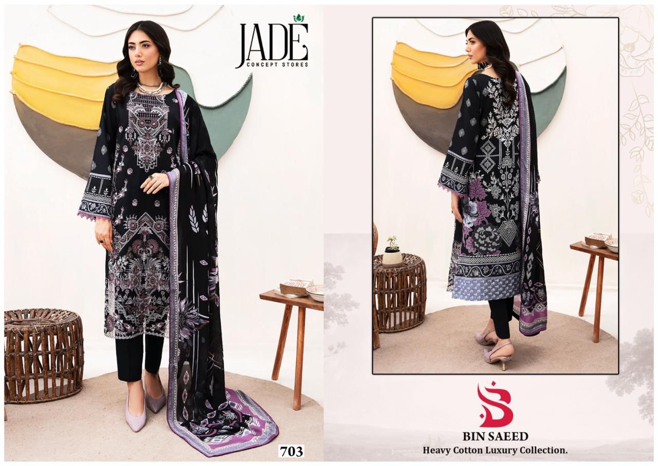 JADE BIN SAEED VOL 7 PURE LAWN SUITS