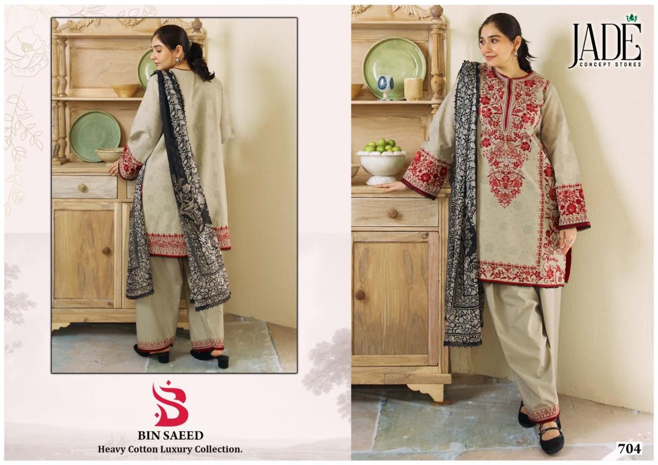 JADE BIN SAEED VOL 7 PURE LAWN SUITS