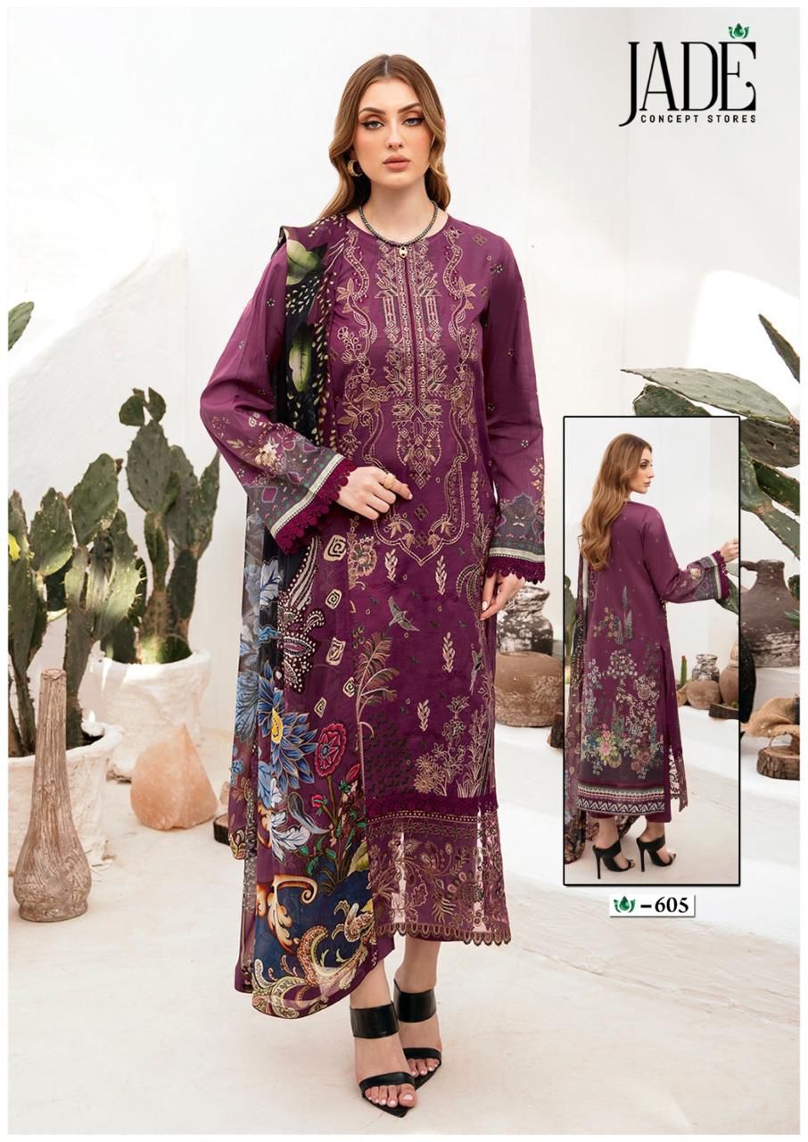 JADE CRIMSON VOL 6 LAWN KARACHI SUITS