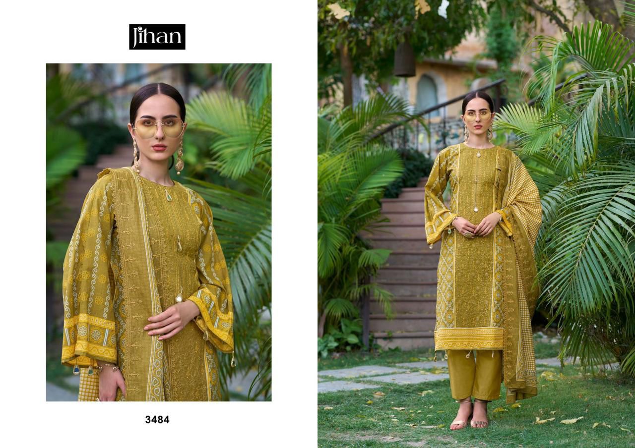 JIHAN BIN SAEED VOL 12 PAKISTANI LAWN SUITS