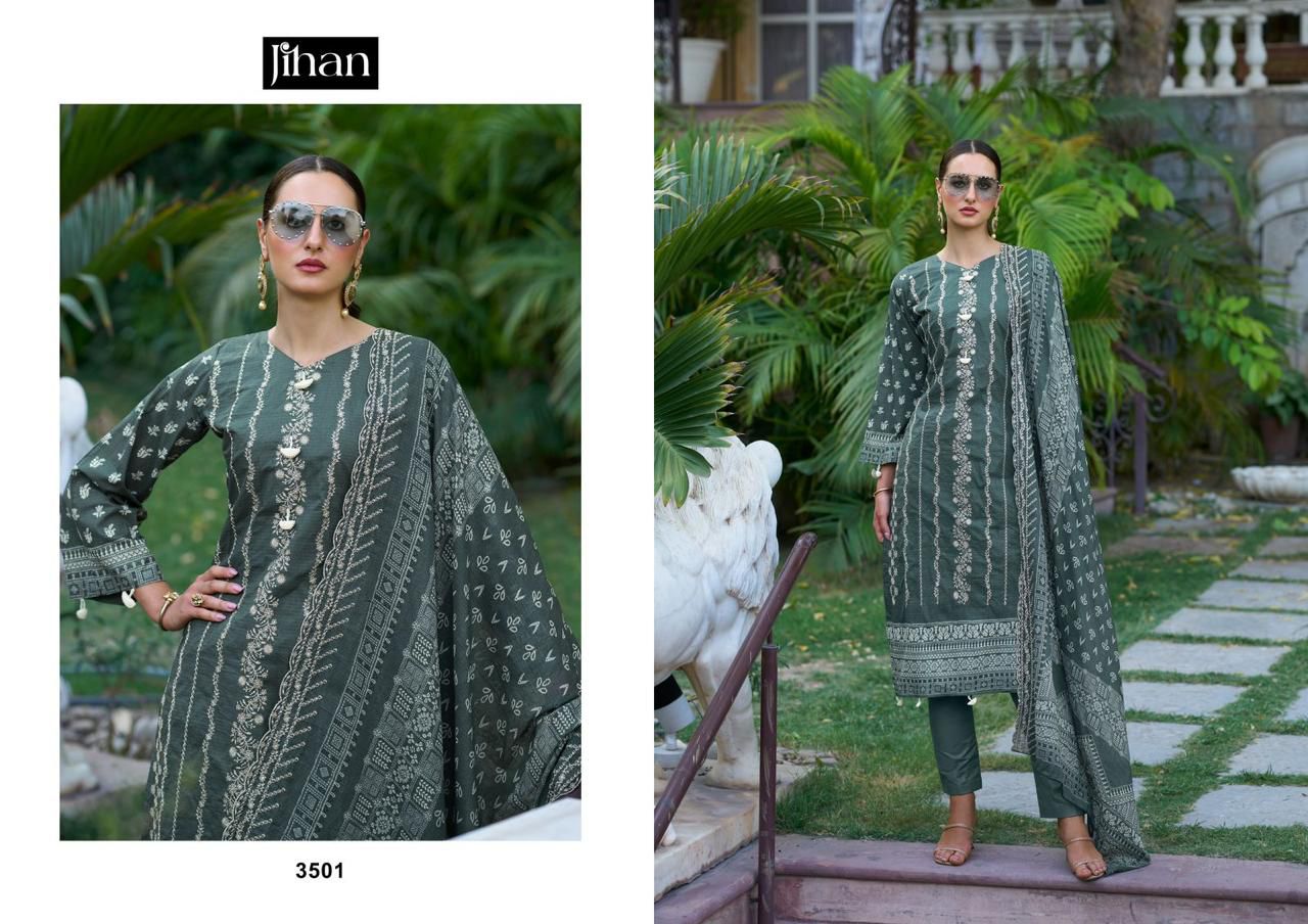 JIHAN BIN SAEED VOL 12 PAKISTANI LAWN SUITS