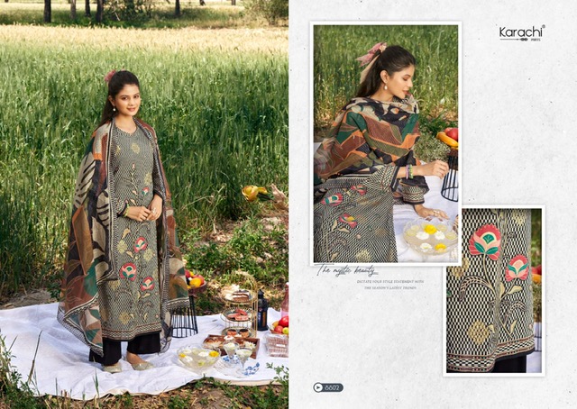 KARACHI PRINTS ALFAAZ PURE CAMBRIC SUITS