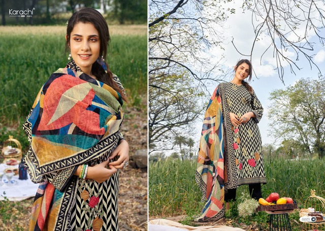 KARACHI PRINTS ALFAAZ PURE CAMBRIC SUITS