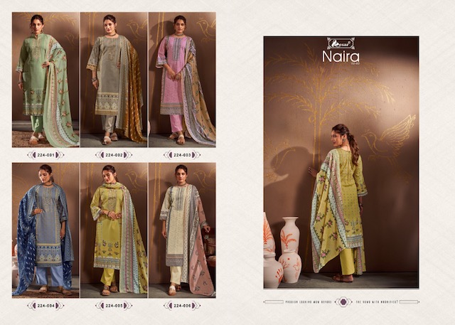 KESAR NAIRA VOL 60 PURE LAWN SUITS