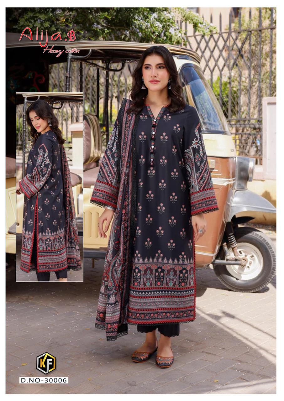 KEVAL FAB ALIJA B VOL 30 LAWN KARACHI SUITS