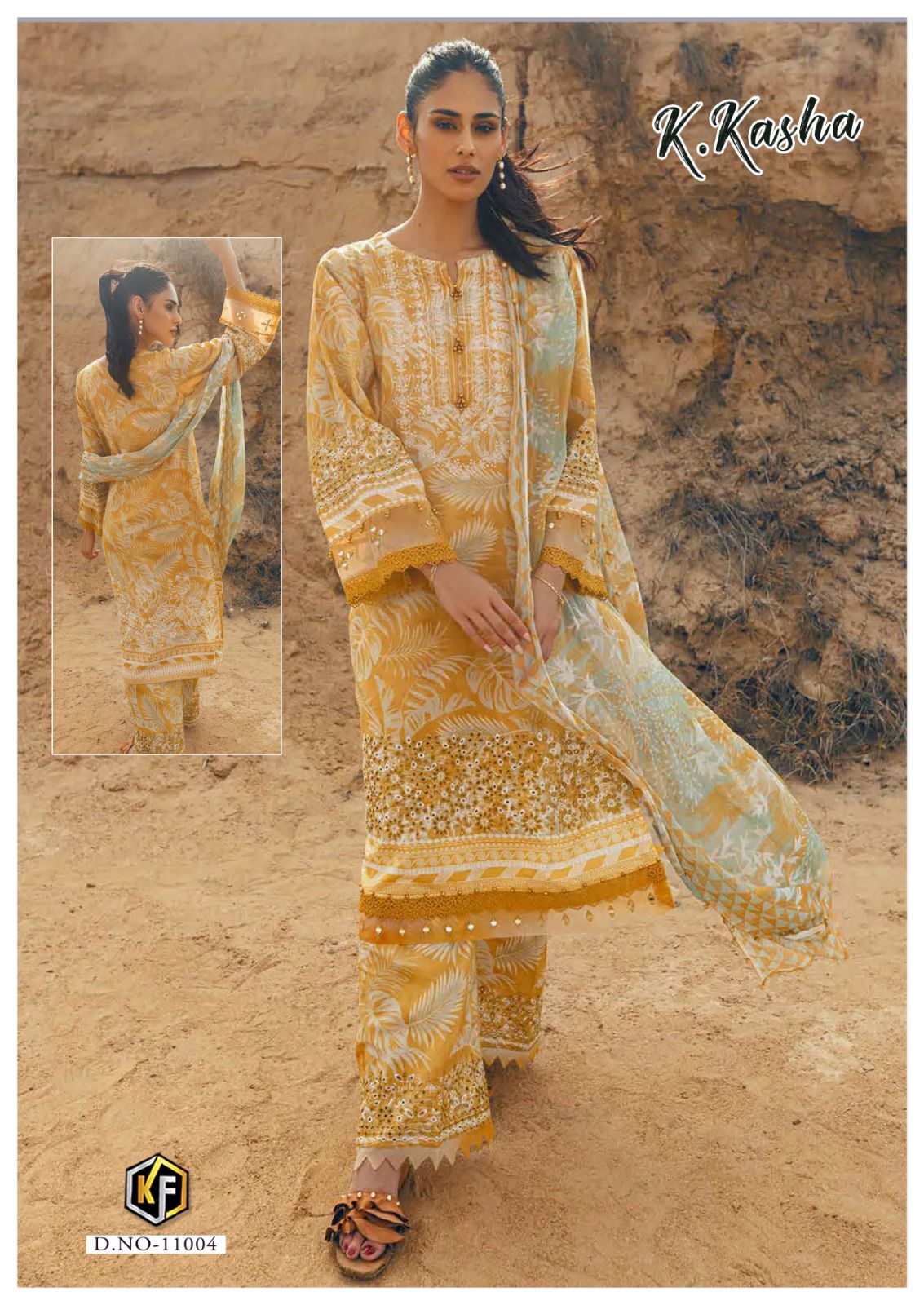 KEVAL FAB K KASHA VOL 11 COTTON KARACHI SUITS