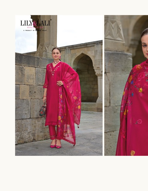 LILY & LALI MALVIKA VOL 2 READYMADE HANDWORK KURTIS