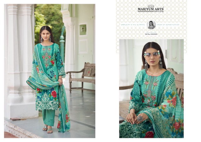 MARIYUM ARTS MAHFOOZHAH PURE COTTON SUITS