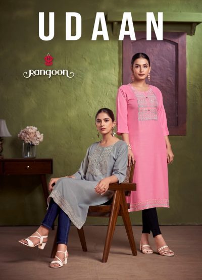 RANGOON UDAAN HEAVY EMBROIDERED KURTIS