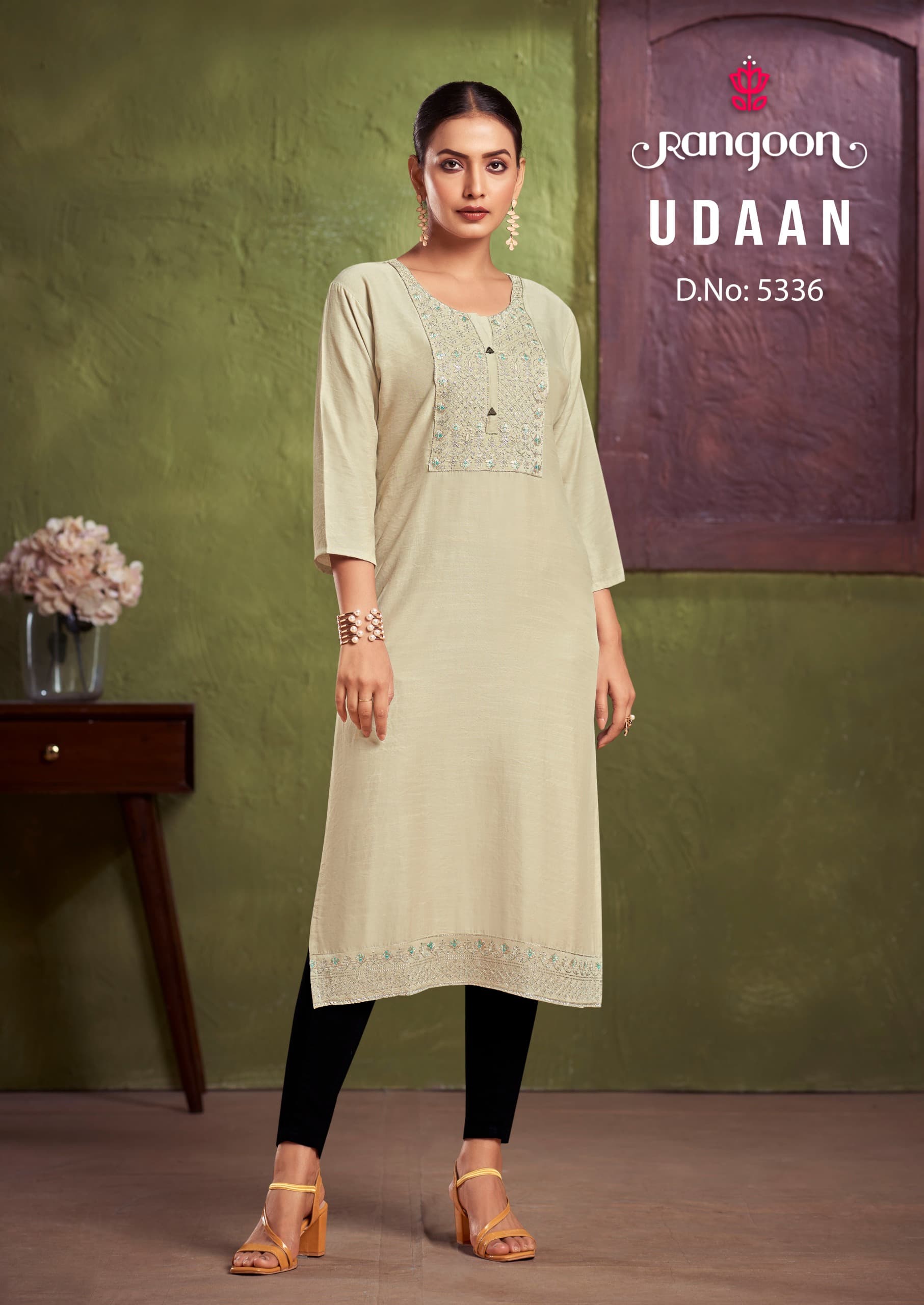 RANGOON UDAAN HEAVY EMBROIDERED KURTIS