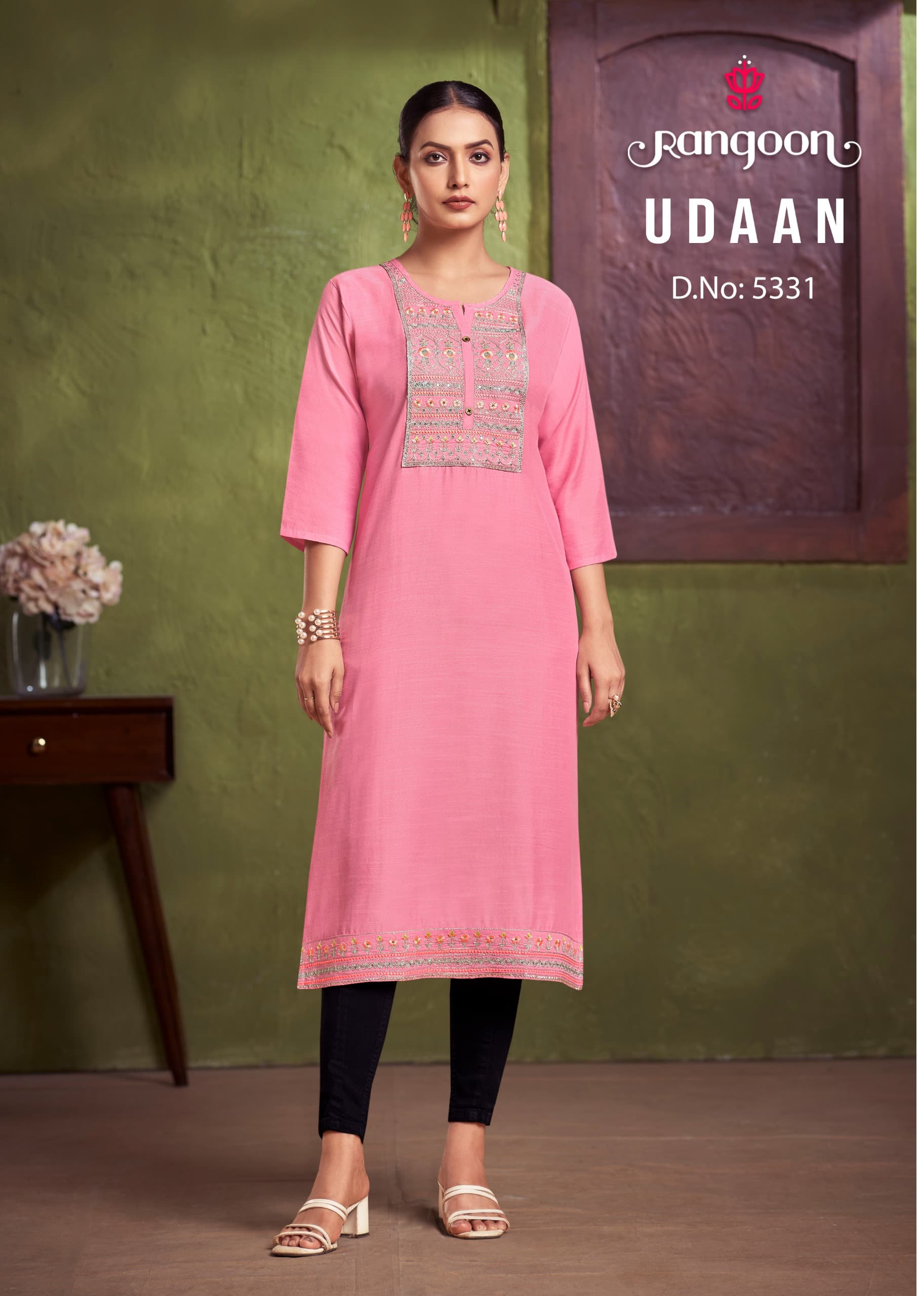 RANGOON UDAAN HEAVY EMBROIDERED KURTIS