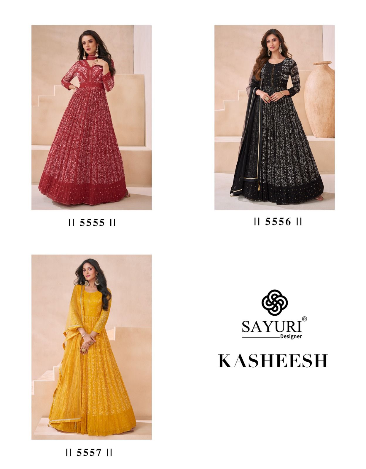 SAYURI DESIGNER KASHEESH PARTY WEAR SUITS