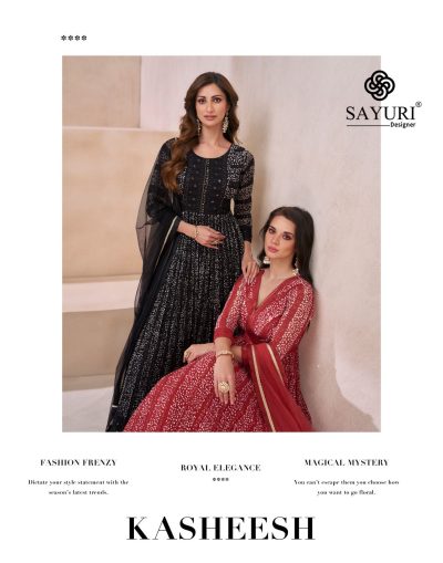 SAYURI DESIGNER KASHEESH PARTY WEAR SUITS