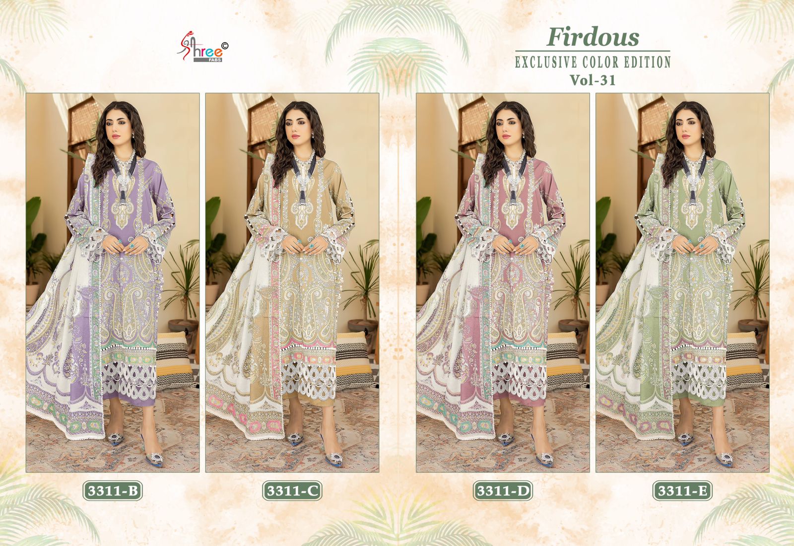 SHREE FABS FIRDOUS VOL 31 EXCLUSIVE COLOR EDITION