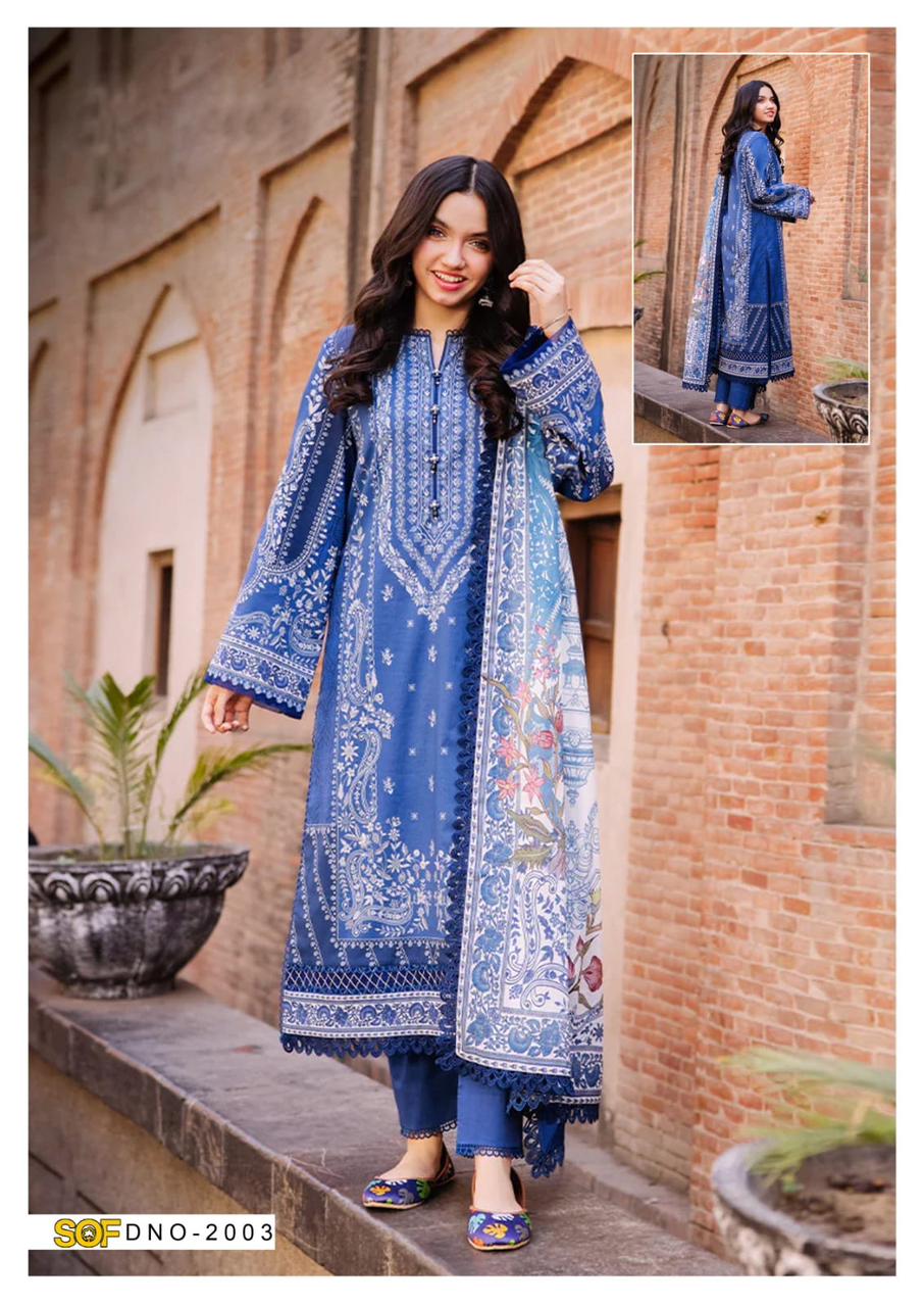 SHREE OM FAB ALIYA B VOL 2 COTTON KARACHI SUITS