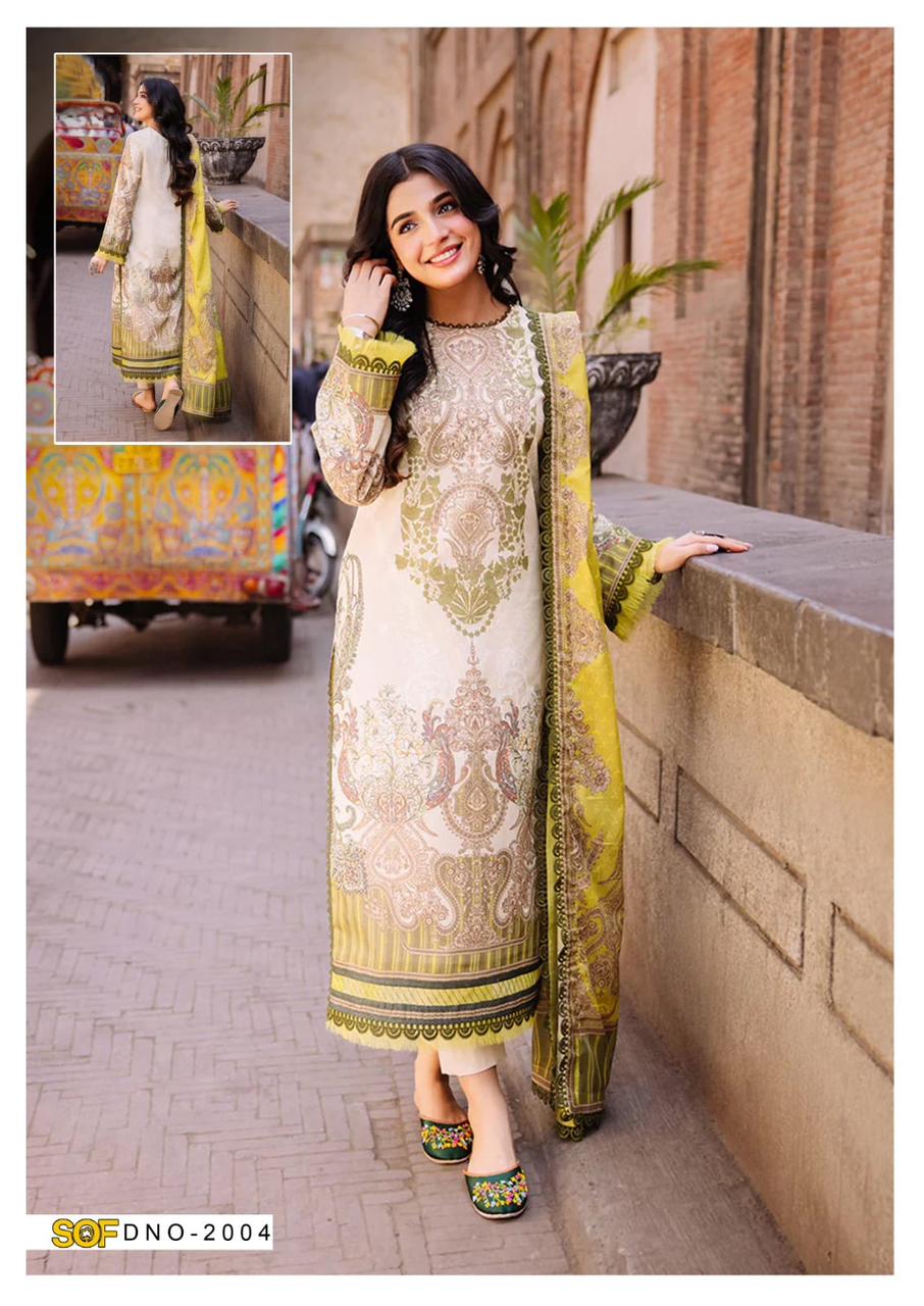 SHREE OM FAB ALIYA B VOL 2 COTTON KARACHI SUITS