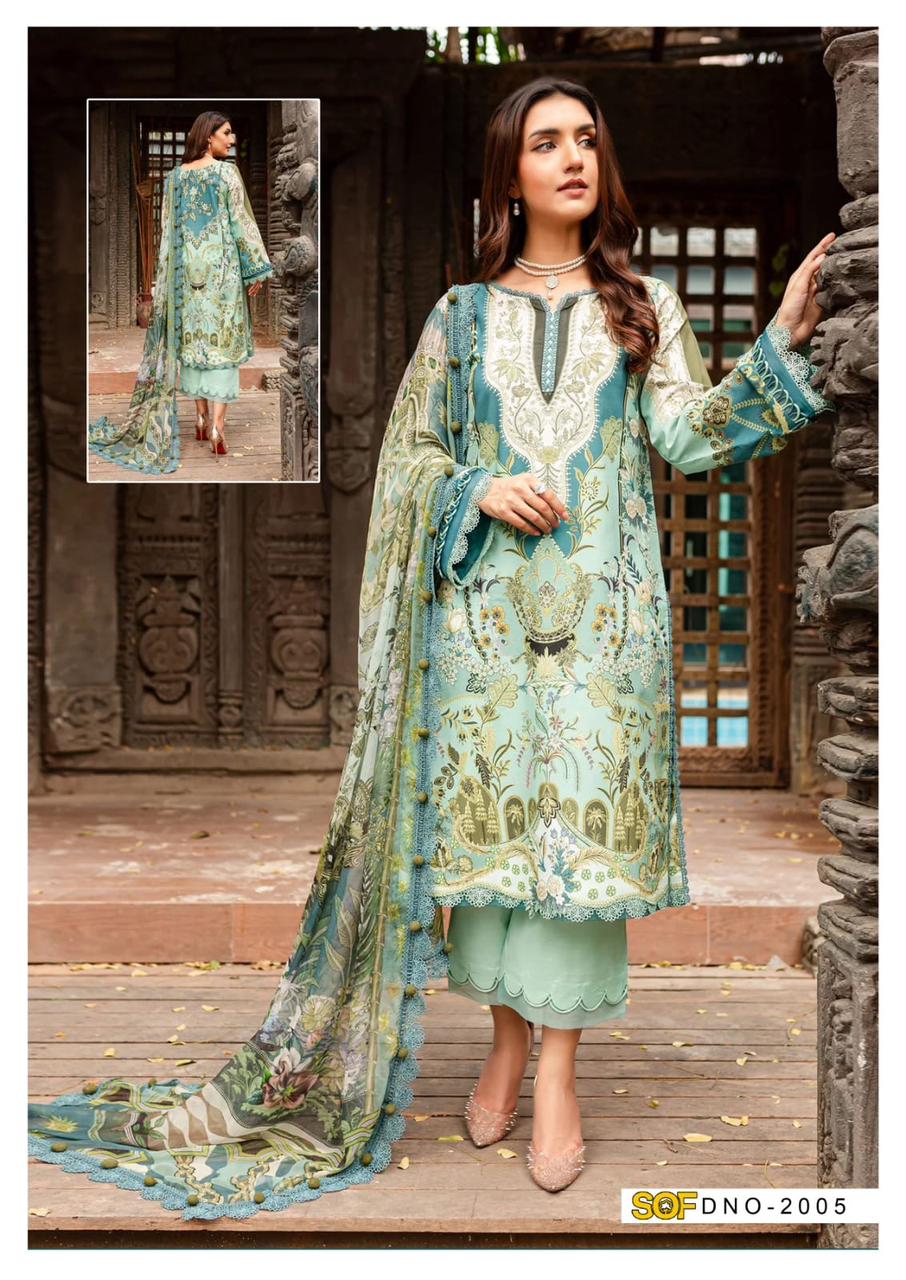 SHREE OM FAB ALIYA B VOL 2 COTTON KARACHI SUITS