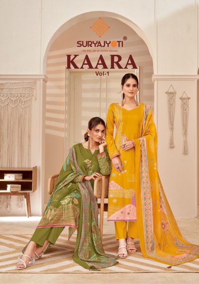 SURYAJYOTI KAARA VOL 1 SALWAR SUITS WHOLESALE