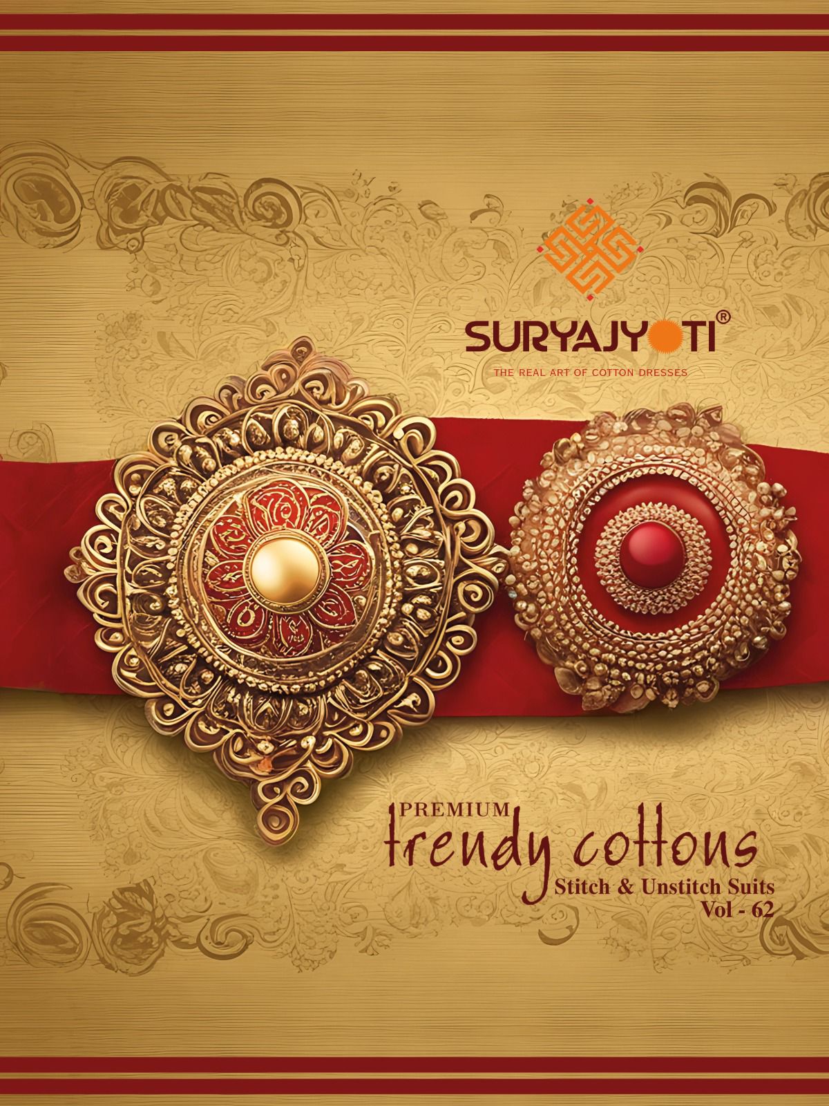 SURYAJYOTI TRENDY COTTON VOL 62 DRESS MATERIAL