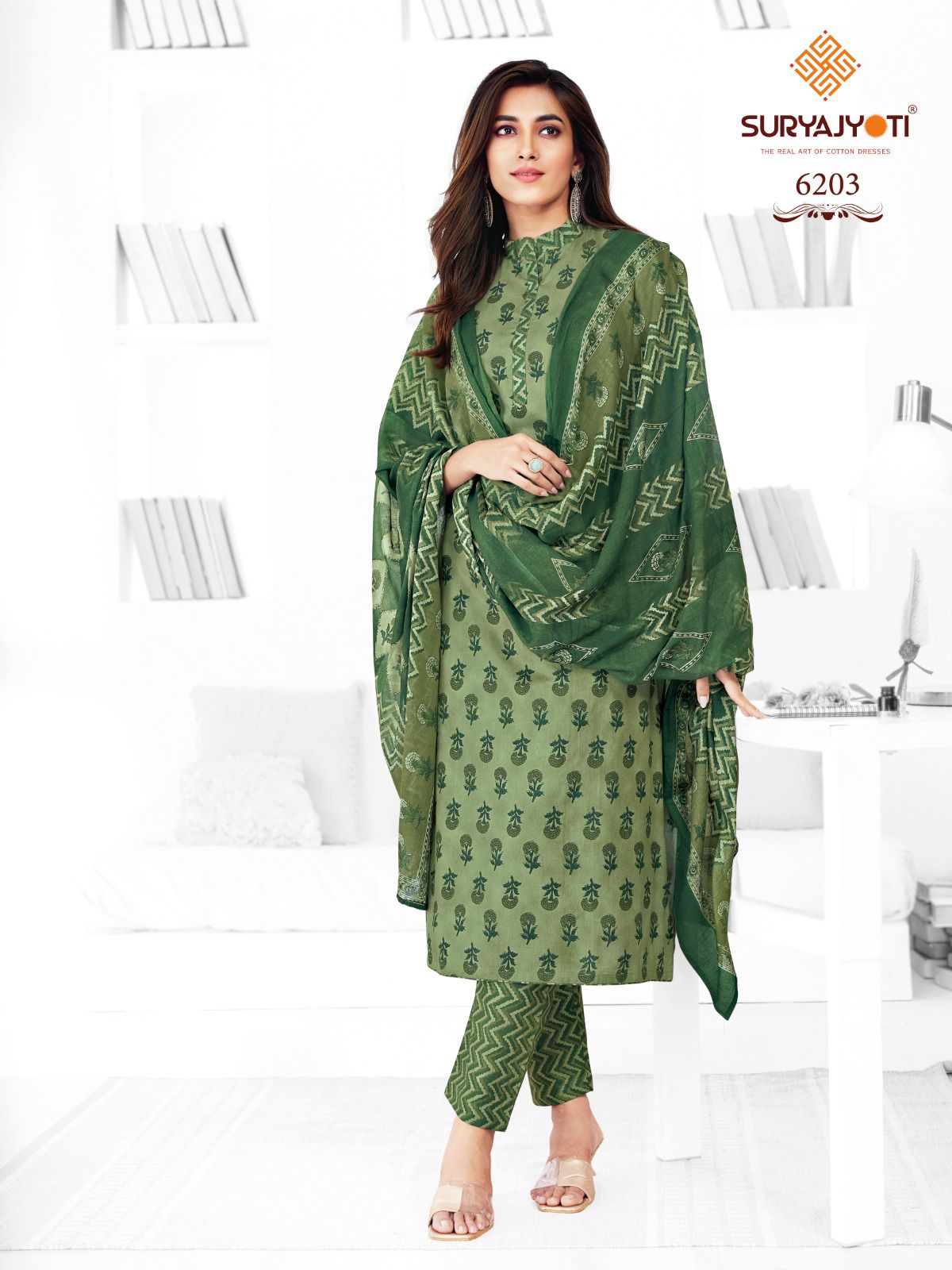 SURYAJYOTI TRENDY COTTON VOL 62 READYMADE SUITS