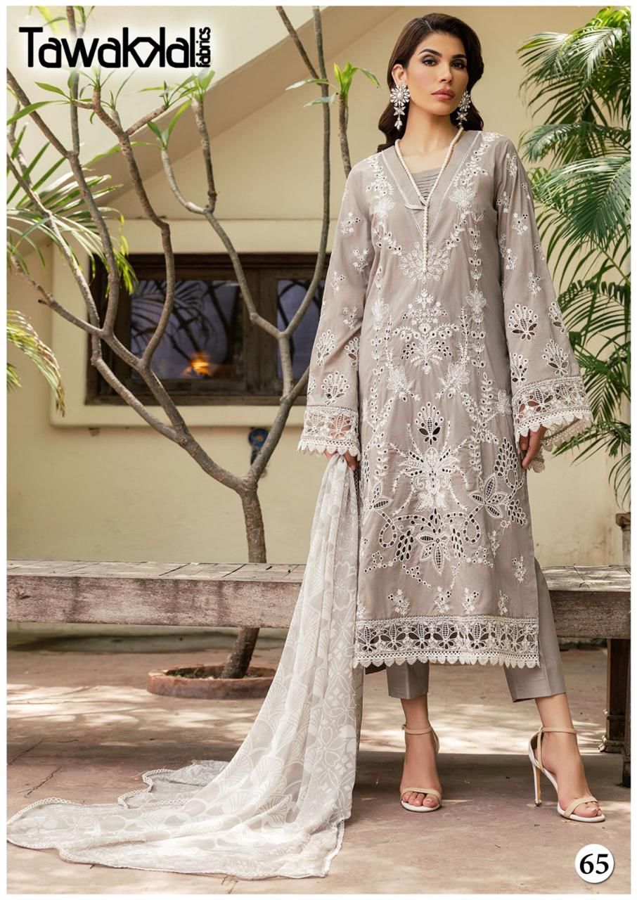 TAWAKKAL MEHROZ VOL 7 KARACHI LAWN SUITS