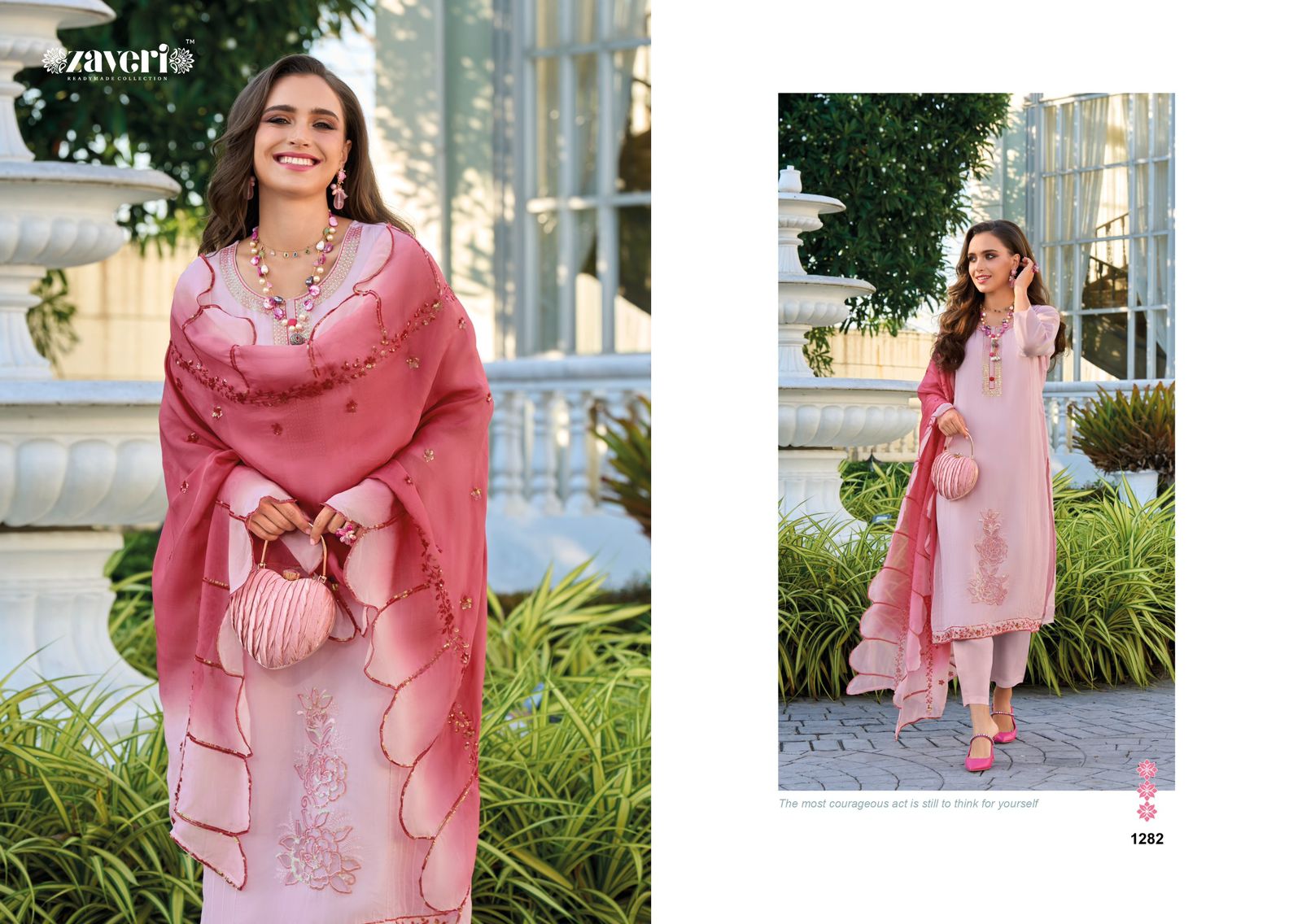 ZAVERI JIYA READYMADE ORGANZA SUITS