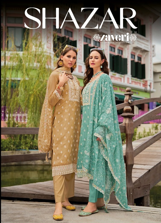 ZAVERI SHAZAR READYMADE SUITS WHOLESALER