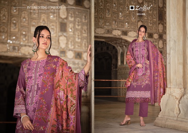 ZULFAT GULREZ VOL 2 PURE COTTON SUITS