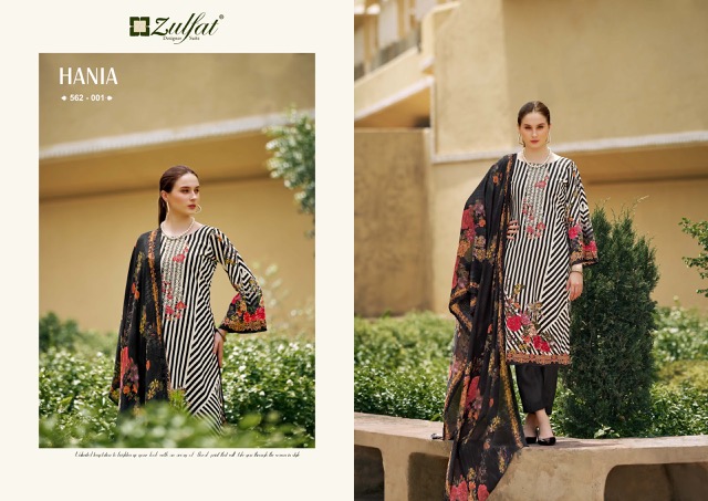 ZULFAT HANIA PURE COTTON SUITS