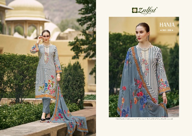 ZULFAT HANIA PURE COTTON SUITS