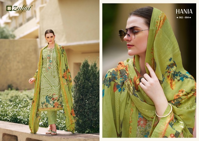 ZULFAT HANIA PURE COTTON SUITS