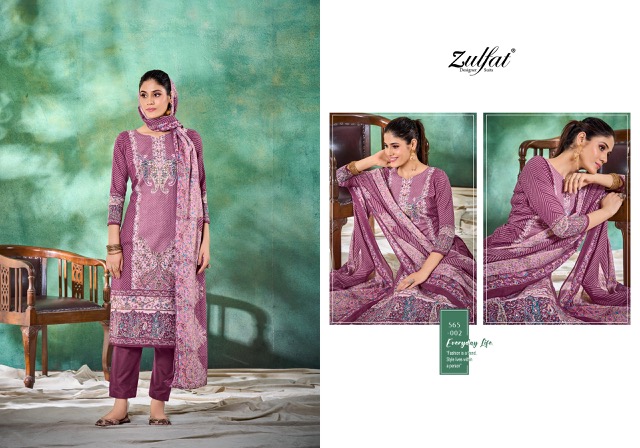 ZULFAT TANIA VOL 3 PURE COTTON SUITS