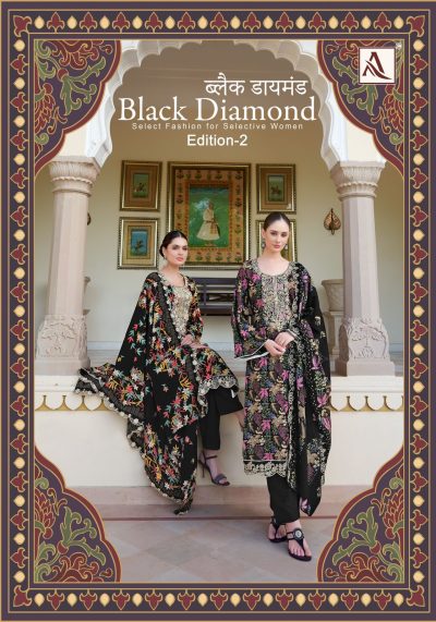 ALOK SUITS BLACK DIAMOND EDITION 2 SALWAR SUITS WHOLESALER