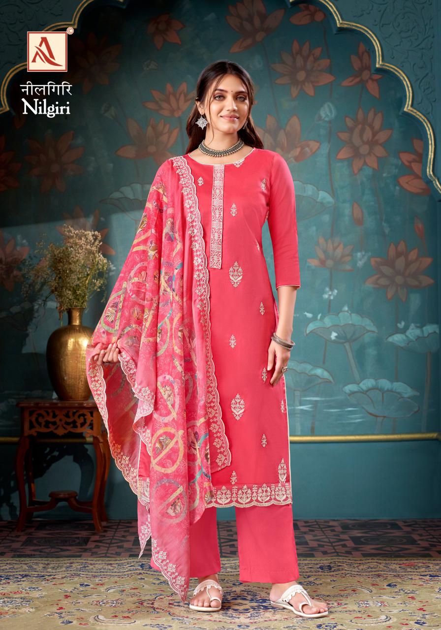 ALOK SUITS NILGIRI PURE ZAM COTTON SUITS