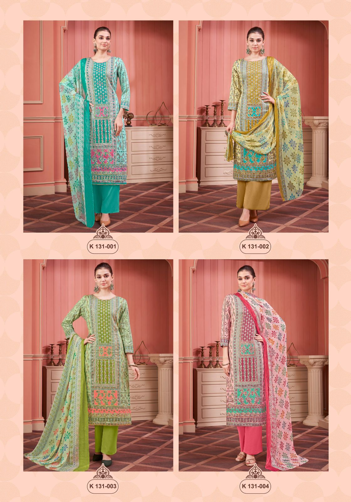 ALOK SUITS SAKHI EDITION 4 PURE JAM SUITS