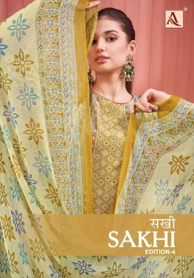 ALOK SUITS SAKHI EDITION 4 PURE JAM SUITS