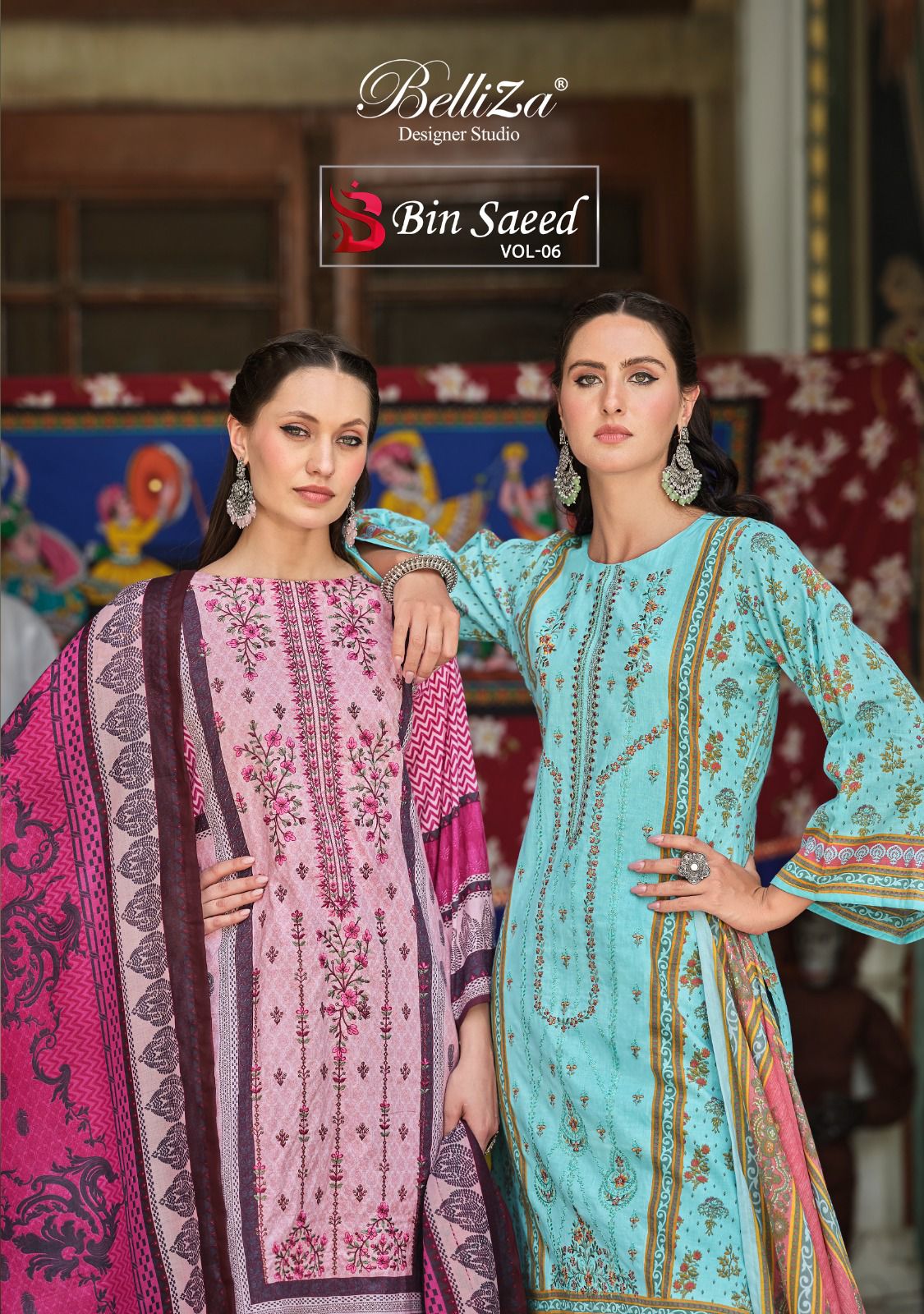 BELLIZA BIN SAEED VOL 6 PURE COTTON SUITS