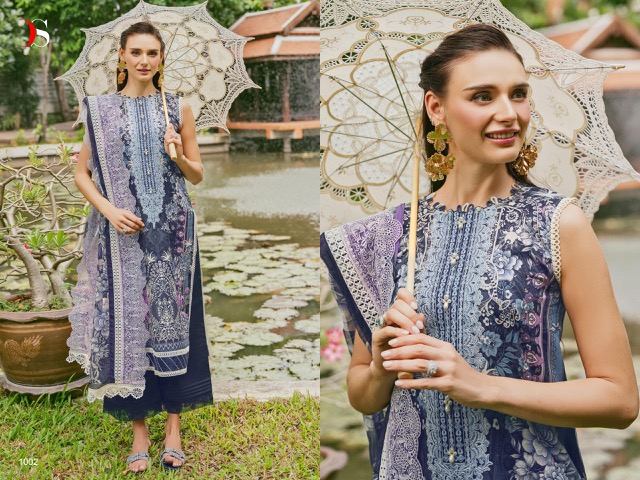 DEEPSY SUITS JADE NEEDLE WONDER 24-2 PAKISTANI SUITS