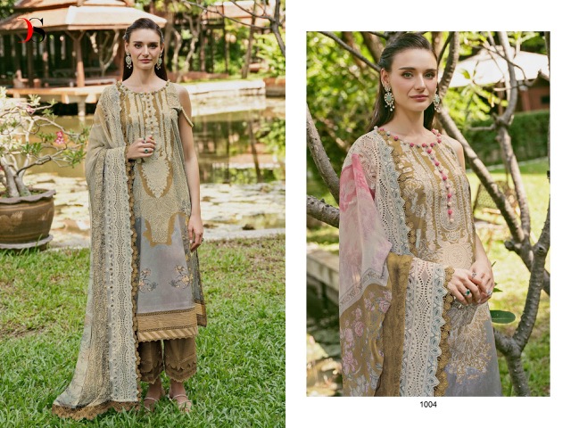 DEEPSY SUITS JADE NEEDLE WONDER 24-2 PAKISTANI SUITS